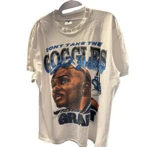 1995 Horace Grant Orlando Magic Goggles Delta L White T Shirt